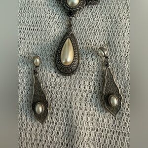 1928 Necklace & Earrings. Vintage